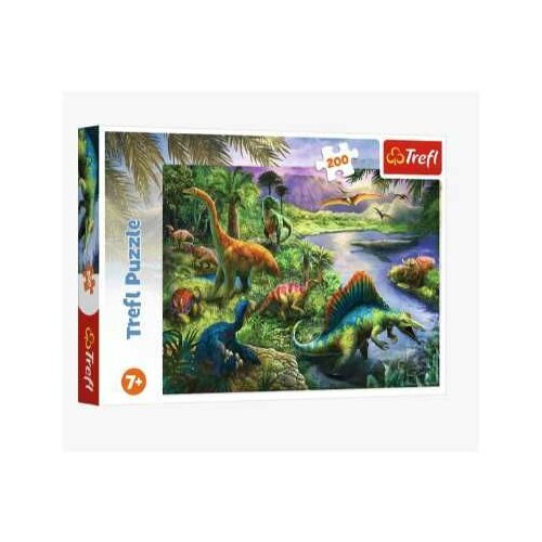 Trefl Puzzle - Predatory dinosaurs -200 delova Slike