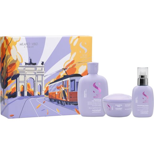 ALFAPARF MILANO Semi di Lino Smooth poklon set za neposlušnu i anti-frizz kosu 3 kom Cijene
