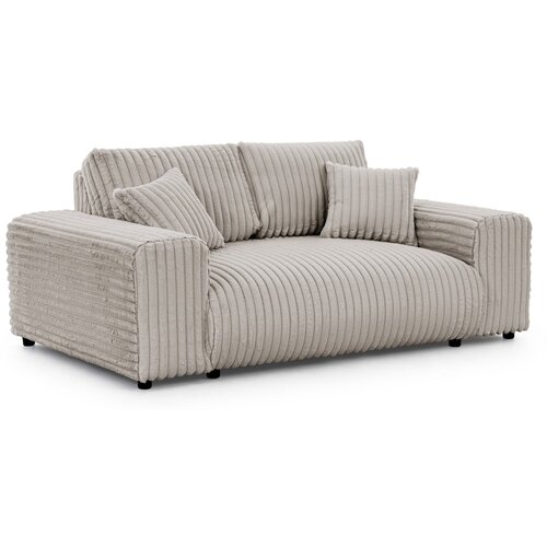 Ropez Svijetlo siva sofa od samta 178 cm Justin – Cijene