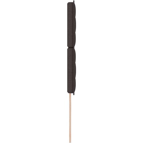  Naslon za glavu s linijama dizajna tamnosmeđi 100 cm tkanina Slike