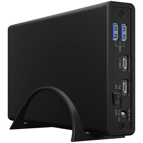 Raidsonic ICY BOX IB-382H-C31 HDD /SSD enclosure Black 2.5 /3.5 Cijene