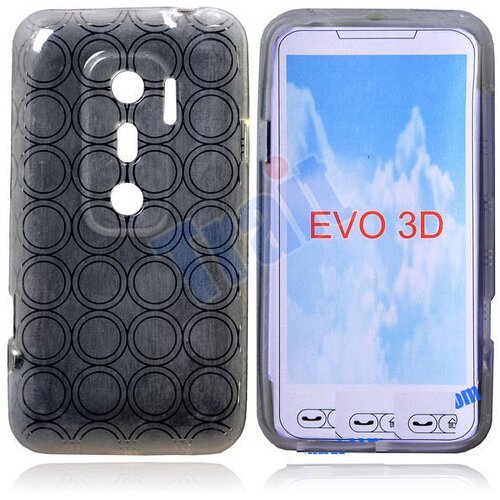  Gumijasti / gel etui Hydro za HTC EVO 3D - črni Cene