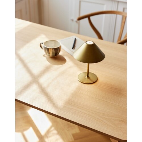 Halo Design 800841 - HYGGE stona LED lampa 3W, prigu&amp;scaron;iva, punjiva (4000 mAh), IP54, mesing Slike