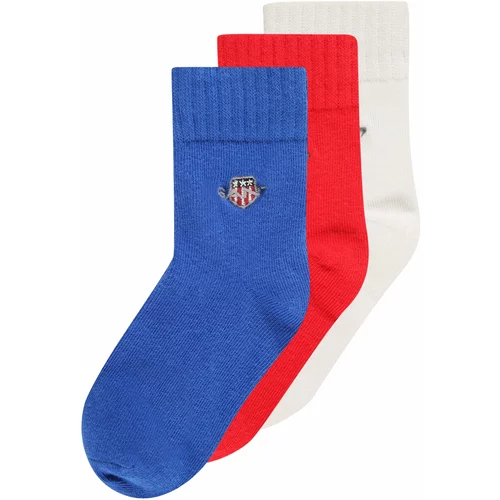 Gant Čarape plava / siva / crvena / bijela