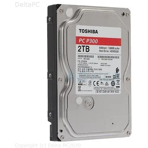 HDD desktop Toshiba P300 SMR (3.5 2TB 5400RPM 128M) HDWD220UZSVA