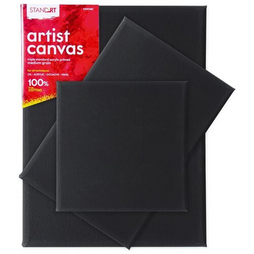 Standart canvas, blind ram, crna, odaberite dimenziju 18 x 24cm Cene