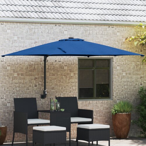  Vrtni dežnik z LED lučmi Azur modra 248,5 x 247,5 x 160 cm, (5000160790) Cene