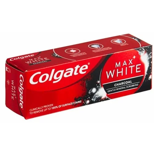 Colgate Max White Activated Charcoal belilna zobna pasta z aktivnim ogljem 20 ml
