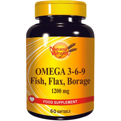 Natural Wealth omega 3-6-9, 60 kapsula - podrška srcu i koži Cene