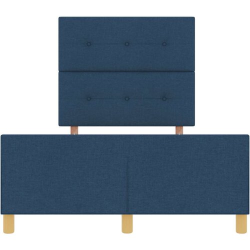  Krevetna Ram Plava 120x190 cm Tkanina Slike