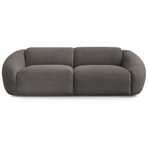 Bobochic Paris Smeđe-siva sofa od samta 250 cm Tina – Cene