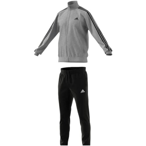 Adidas Mo&amp;scaron;ka trenirka 3S FT TT TS Siva Slike