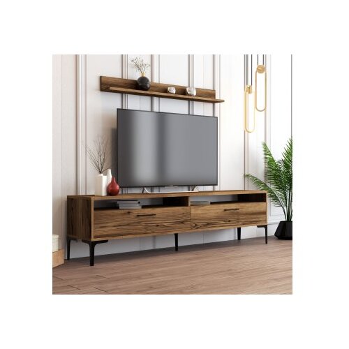 Hanah home Set TV komoda i klub stolić, orah Slike