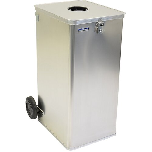 Gmöhling Smetnjak/posoda za odstranjevanje G®-DROP, prostornina 240 l, aluminij, s kolesi in zaklepanjem Cene