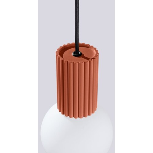 Sollux SL.1729 - visilica na sajli halo 1xG9/8W/230V prečnik 12 cm narandžasta Slike