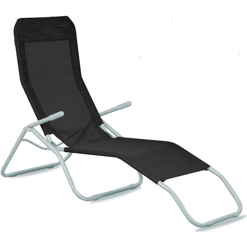 Aga Vrtni ležalnik SIESTA Black, (21149076) Cene