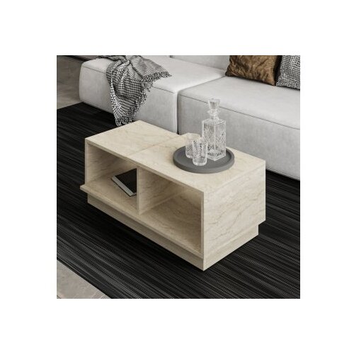 Hanah home stočić za dnevnu sobu consept - travertine travertine coffee table Slike