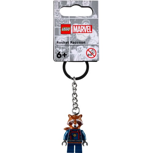 Lego Super Heroes 854296 Obesek za ključe - Rocket Raccoon Slike