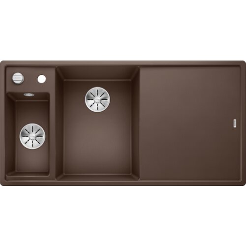 Blanco AXIA III 6 S P.C. Silgranit PuraDur sudopera 1000x510mm antracit 523472 gratis visenamenska inox posudica staklena daska Slike