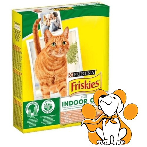 Purina Friskies briketi za Mačke Indoor Piletina i Povrće 10kg Slike