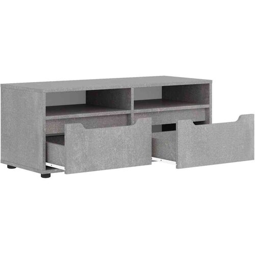 vidaXL TV ormarić VISNES beton sivi 100x40x38 cm konstruirano drvo Cijene