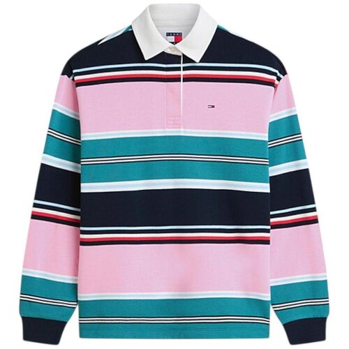 Tommy Hilfiger Polo majice dolgi rokavi DW0DW234830D2 Večbarvna Slike