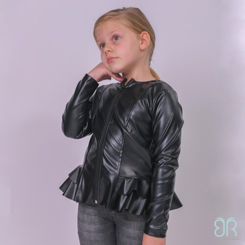 Breze jakna za devojčice crna 112515 Slike