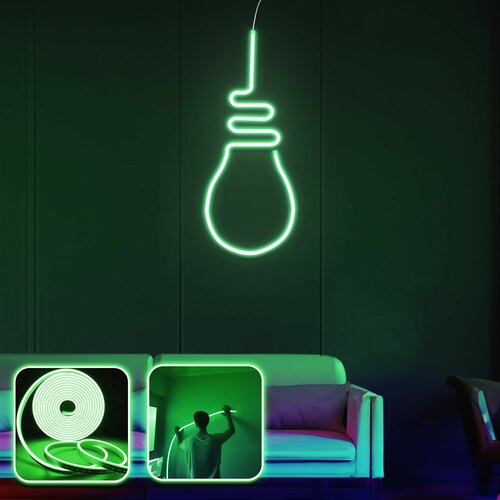 Opviq bulb light - medium - green green decorative wall led lighting Slike