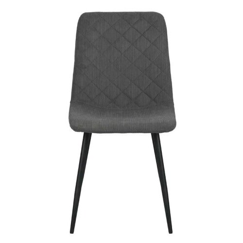  Trpezarijska stolica DC812 Tamno Siva/Noge crne mat 520x430x840 mm ( 779-641 ) Cene