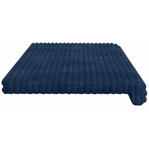  Jastučić za klupu Plišani kord Mornarsko plava Dubina 35 cm - Modra 110 x 38 x 6 5 cm Cene
