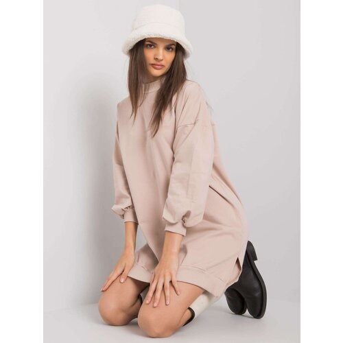 RUE PARIS Dress-RV-SK-7207.03-beige Slike