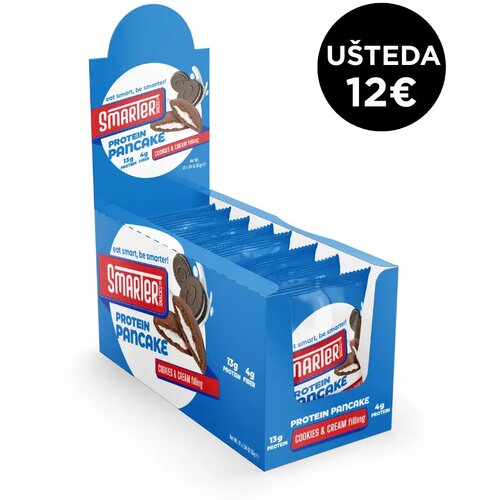  Smarter Snacks Proteinska palačinka Cookies & Cream - 12 pack | U&scaron;teda 12 &euro; Cijene