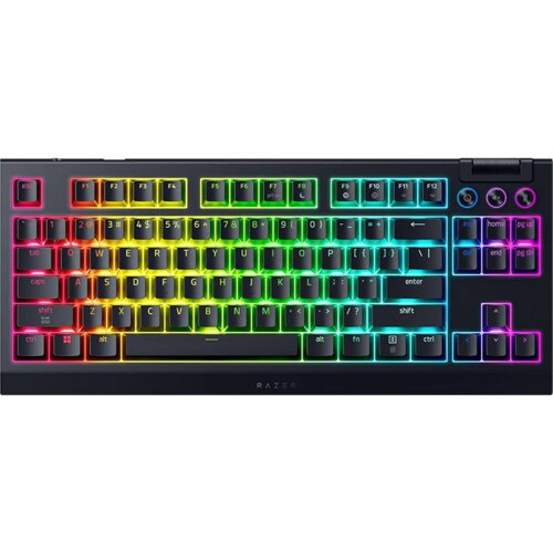 Razer tastatura blackwidow V4 tenkeyless hyperspeed - hot-swappable wireless mechanical gaming orange tactile switch - us RZ03-05480100-R3M1 Slike
