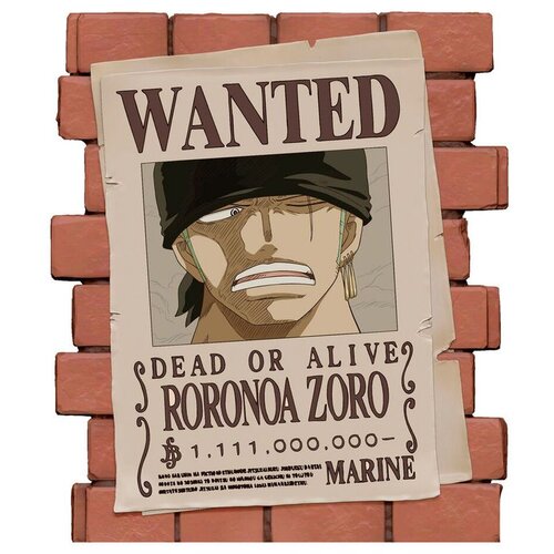 Plastoy Kasica One Piece Wanted poster Roronoa Zoro 16 cm Cijene