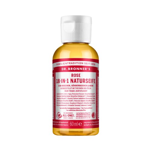 DR. BRONNER&amp;#039;S 18u1 prirodni sapun ruža - 945 ml Slike