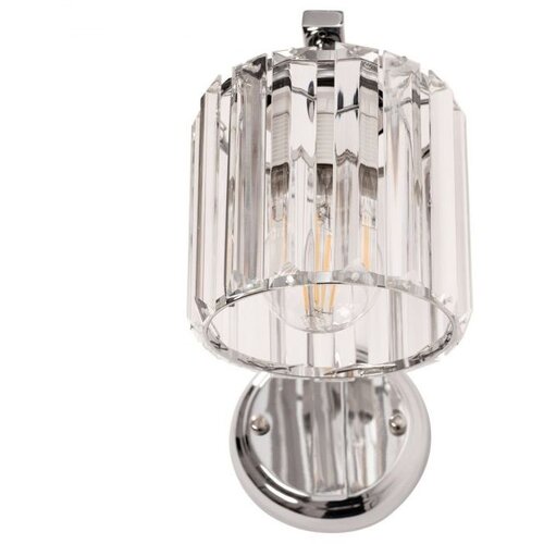 Toolight Kristalna zidna svjetiljka metalna krom APP509-1W Slike