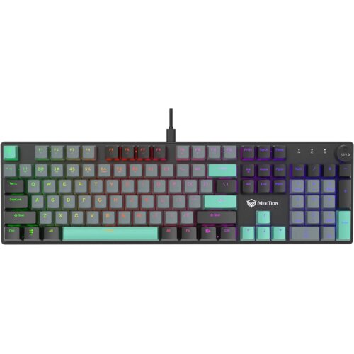 MeeTion Mehanička USB žična gaming tastatura sa RGB osvjetljenjem MK009RDP crna Cijene