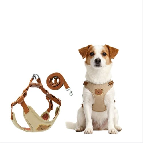 INF Adjustable Escape-Proof Vest-Style Dog Harness and 1.5m Leash Set M, (5000214786) Cene