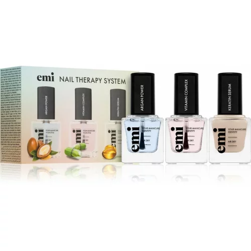 Emi Nail Therapy System Set set lakova za nokte (s hranjivim učinkom)