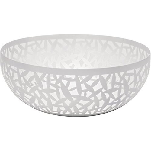 Alessi skleda za sadje Cactus, 29 cm, bela, inox Slike