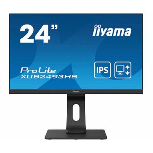Iiyama 24" ETE IPS-panel, 1920x1080, 4ms, VGA, HDMI, DisplayPort (XUB2493HS-B4) monitor Cene