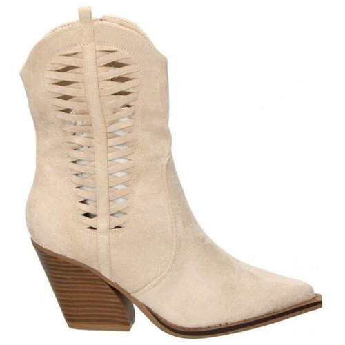 BUONAROTTI Gležnjarji BOTINES NA-2212 MODA JOVEN BEIGE Bež Cene