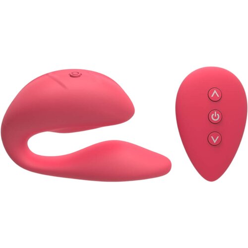 Cotoxo cupid 2 - vibrator z daljinskim upravljanjem, ki ga je mogoče ponovno napolniti (rdeč) Cene