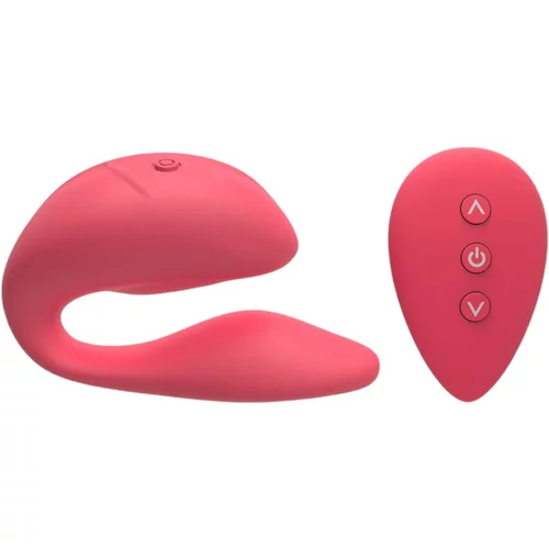 Cotoxo Cupid 2 - vibrator z daljinskim upravljanjem, ki ga je mogoče ponovno napolniti (rdeč)
