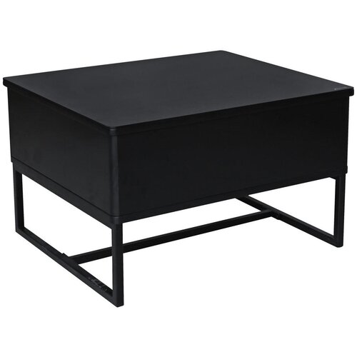 Livetastic klubska miza, 70/40,5-65,5/60 cm črna Slike