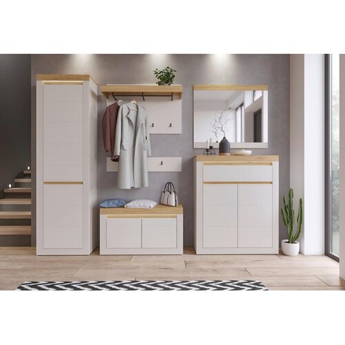Modern Living Garderobna Klop Naxxar, Ka&amp;scaron;mir, Osvetlitev Slike