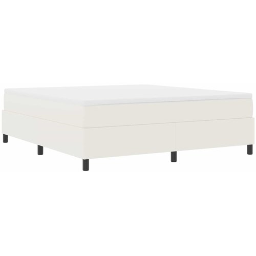  Krevetna platforma Krema 180 x 200 cm Kordura tekstil Slike