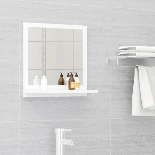 vidaXL Kupaonsko ogledalo bijelo 40 x 10,5 x 37 cm od iverice Cijene