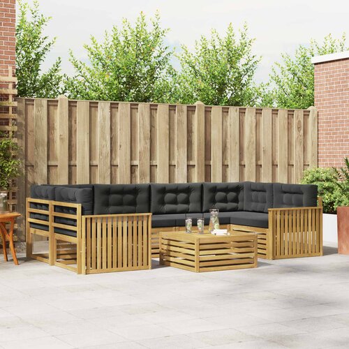  Set vanjskih sofa 7 kom. Bijela i antracit Cijene