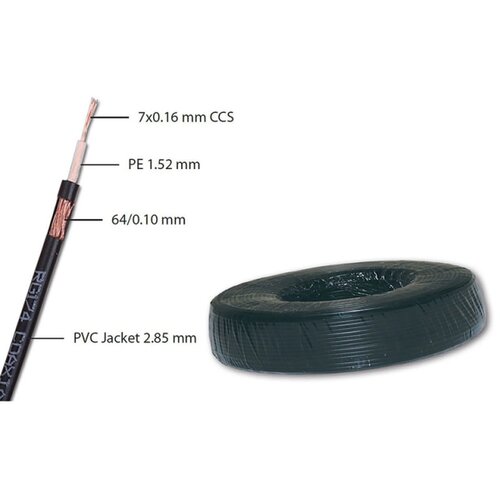 Max Pro line Kabl RG174+2x0.5 CU 100m STAR Cene